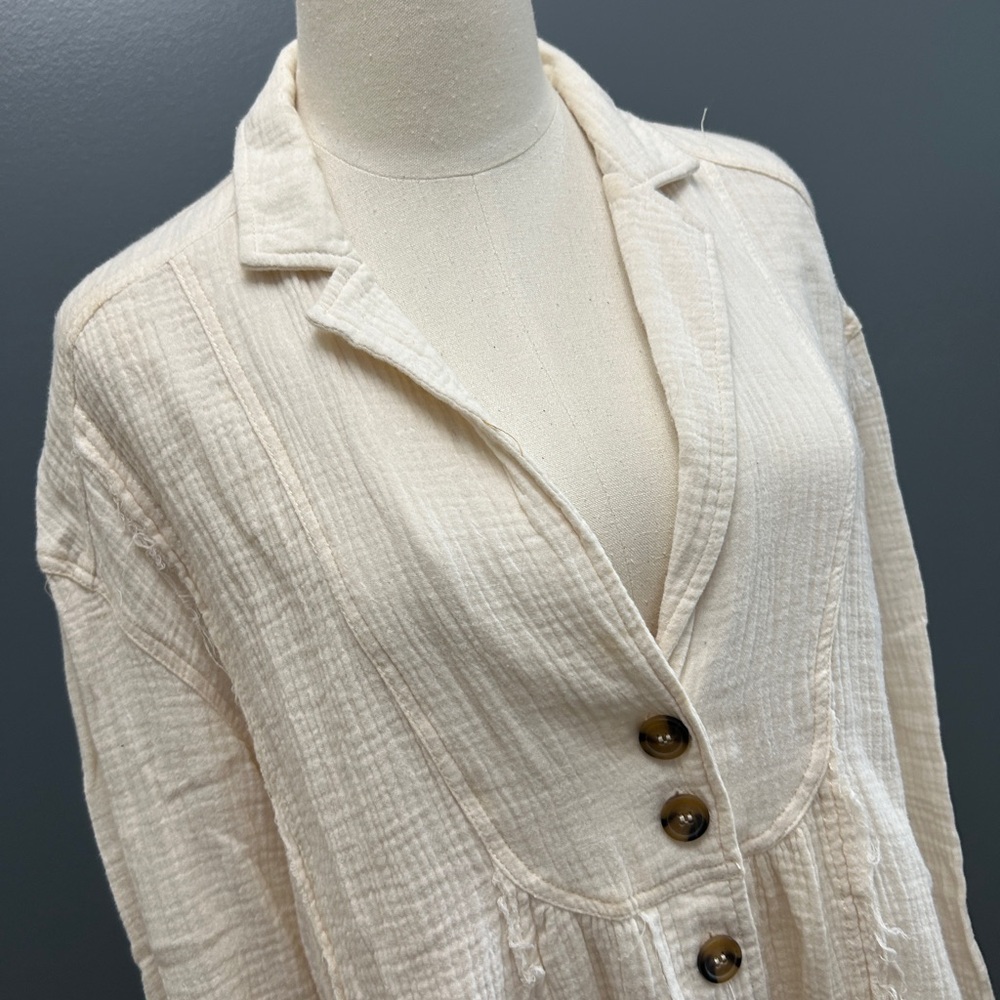 Free People All About The Feels Button Down View 5